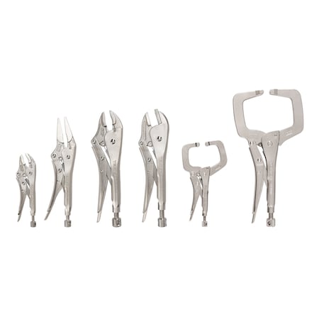 Tekton Locking Pliers and C-Clamp Set (6-Piece) PLK99905